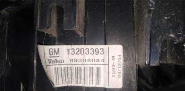 Foto 3ª: Piloto Trasero Izquierdo Opel Meriva 1.7 BLUE LINE [1.7 LTR. - 55 KW 16V DTI CAT (Y 17 DT - LR6)]
