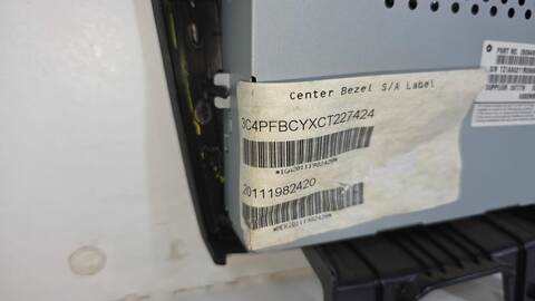 Foto 3ª: Pantalla Multifuncion Fiat Freemont 939B5000 AUT. (2012)