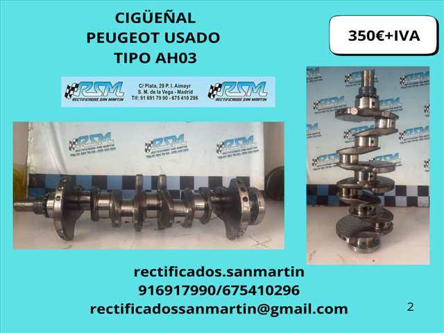 Cigüeñal Peugeot Boxer 2.0