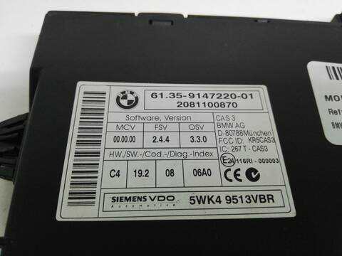 Foto 2ª: Modulo Confort BCM Bmw Serie 3 315 N47D20A (2008)