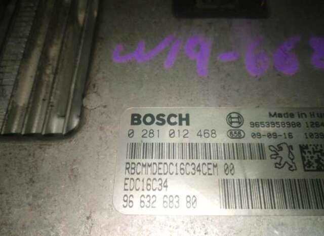 Centralita Motor ECU Citroen Xsara 1.6 HDI