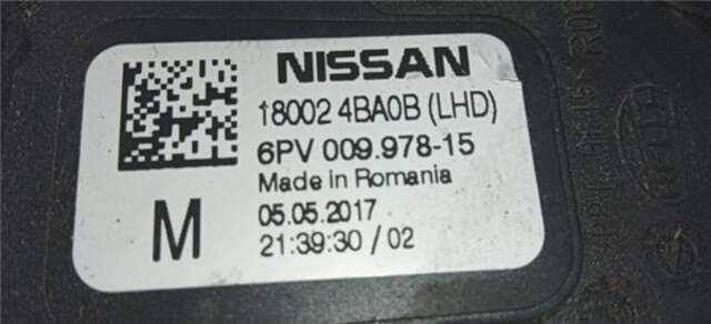 Pedal Acelerador Renault Kadjar 1.5 BOSE EDITION [1.5 LTR. - 81 KW DCI DIESEL FAP ENERGY]