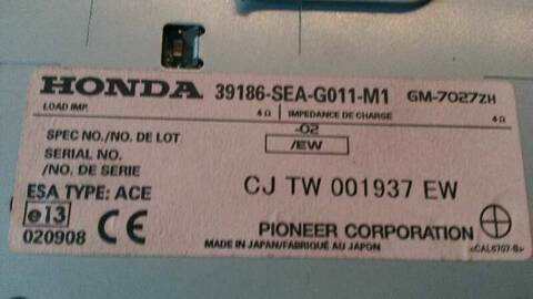 Foto 3ª: Centralita Motor ECU Honda Accord 2.4 VTEC CAT BERLINA 190CV 140KW [K24A3] (2004)