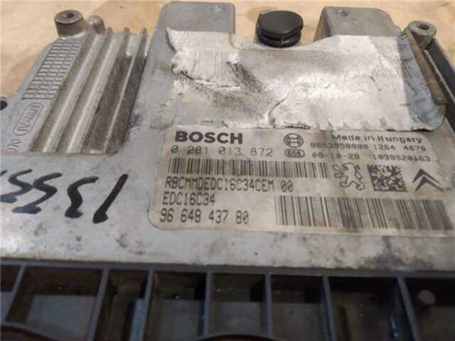 Foto 3ª: Centralita Motor ECU Peugeot 207 1.6 SPORT [1.6 LTR. - 80 KW HDI FAP CAT (9HZ - DV6TED4)] [9HZ / DV6TED4]