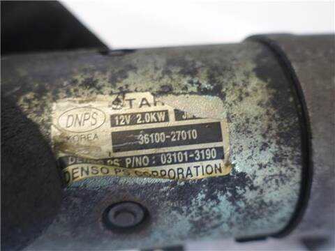 Foto 3ª: Motor de Arranque Hyundai Santa Fe 2.2 CRDI 155CV 114KW [D4EB] (2006)