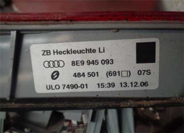 Foto 3ª: Piloto Portón Izquierdo Audi A4 RS 4.2 V8 32V FSI (420CV) [BNS]