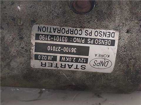 Foto 3ª: Motor de Arranque Hyundai Sonata 2.0 CRDI 140CV 103KW [D4EA] (2008)