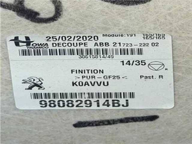 Foto 2ª: Techo Chapa - Fibra Citroen Jumpy CONTROL M BLUE-HDI FAP 122CV 90KW FURGON [AHK / DW10FE] (2020)