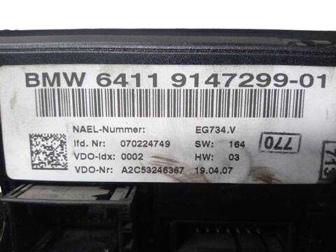 Foto 3ª: Mando Climatizador Bmw Serie 3 316 2.0 G I 122CV 90KW E90) (2004)