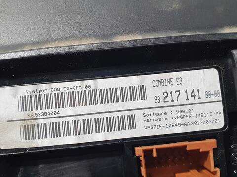 Foto 3ª: Cuadro de Instrumentos Citroen C4 G CACTUS FEEL [BH02] (2017)