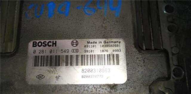 Centralita Motor ECU Renault Scenic 1.9 AUTHENTIQUE [1.9 LTR. - 88 KW DCI DIESEL] (JM)(2003-_)