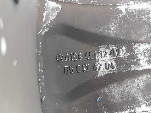 LLanta Aleacion Mercedes Clase ML 350 3.5 V6 24V CAT 272CV 200KW AUT. 164.186) W164) M272 E35