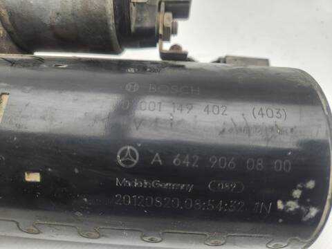 Foto 2ª: Motor de Arranque Mercedes Clase ML 350 3.0 D 258CV 190KW AUT. W166) BLUETEC 166.004) OM642 [OM642826] (2012)