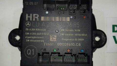 Foto 2ª: Centralita Cierre Centralizado Mercedes Clase C 160 C 320 CDI 4-MATIC 204.089) BERLINA 224CV 165KW [OM642961] (2007)