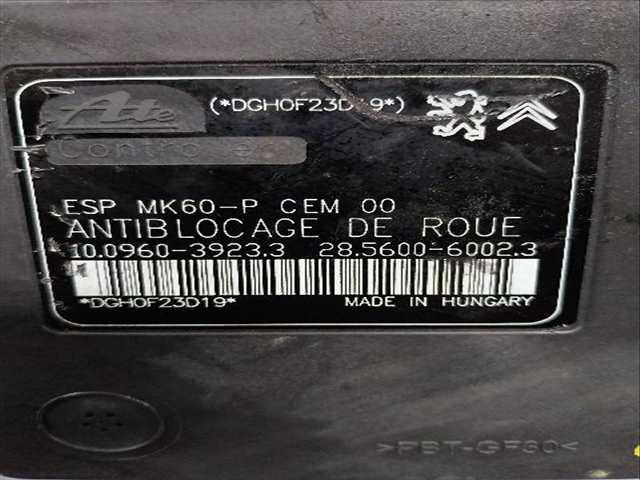 Foto 3ª: Abs Peugeot 207 1.6 G P207 (2006)