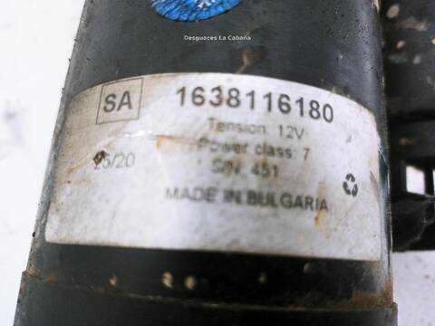 Foto 2ª: Motor de Arranque Citroen Jumpy 2.0 HDI 120 [RHK (DW10UTED4)] (2007)
