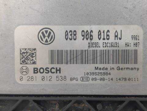 Foto 2ª: Centralita Motor ECU Volkswagen Transporter TRANSPORTER FURGON LARGO T5 (2003)