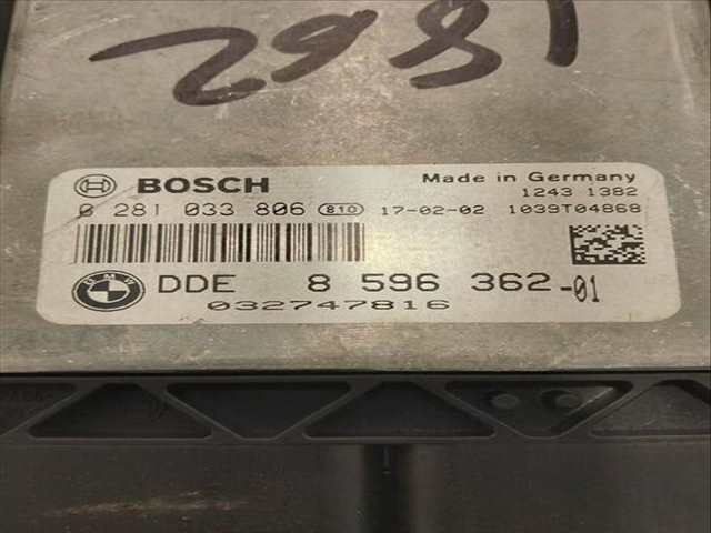 Foto 2ª: Centralita Motor ECU Bmw Serie 3 315 2.0 TD 143CV (2011)