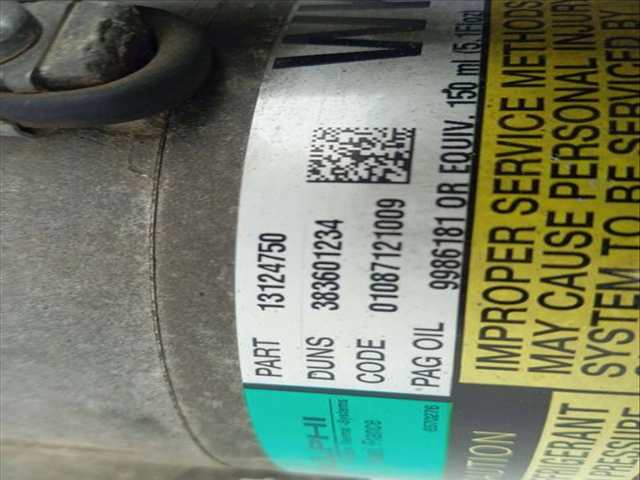 Foto 2ª: Compresor Aire Acondicionado Opel Astra COSMO BERLINA 105CV 77KW [Z16XE1] (2007)