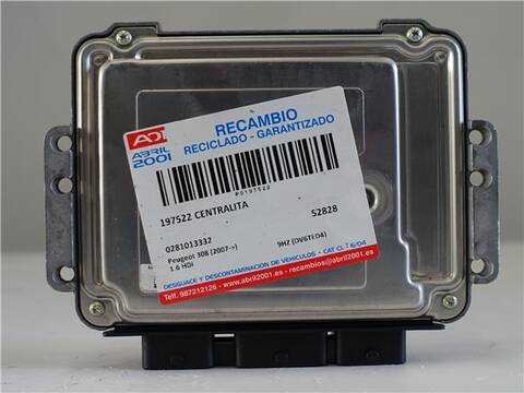 Centralita Motor ECU Peugeot 308 1.6 HDI 109CV 80KW