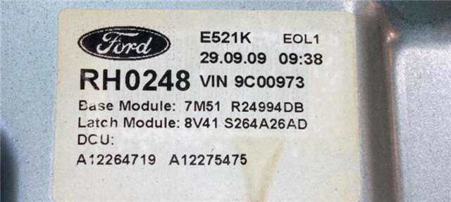 Elevalunas Eléctrico Trasero Derecho Ford Kuga 2.0 TDCI