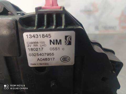 Foto 4ª: Cerradura Puerta Trasera Derecha Opel Corsa EXPRESSION 75CV 55KW [B14XER] (2017)