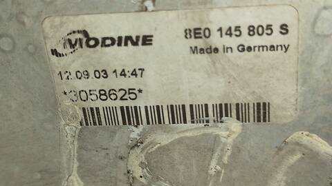 Foto 2ª: Intercooler Audi A4 1.9 TDI 96KW) BERLINA 130CV [AVF] (2003)