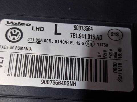 Foto 3ª: Faro Izquierdo Volkswagen Transporter T6 CARAVELLE TRENDLINE [CXHB] (2019)