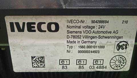 Foto 3ª: Cuadro de Instrumentos Iveco Eurocargo 100E18 E5 130CV 177KW [F4AE3481B] (2019)