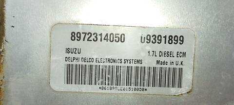 Foto 4ª: Centralita Motor ECU Opel Astra CLUB BERLINA 75CV 55KW [Y17DT] (2000)