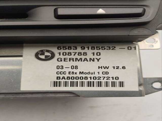 Foto 3ª: Sistema Audio Radio CD Bmw Serie 1 114 2.0 TD CAT BERLINA 177CV 130KW [N47D20A] (2009)