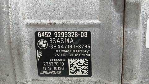 Foto 3ª: Compresor Aire Acondicionado Bmw Serie 1 116 D F20) [B37D15A] (2016)