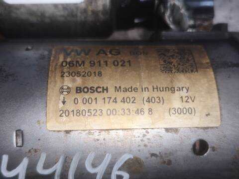 Motor de Arranque Audi RS4 G 8W5) AVANT