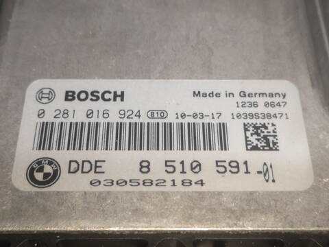 Foto 2ª: Centralita Motor ECU Bmw X1 2.0 D E84) 177CV 130KW N47D20C (2010)