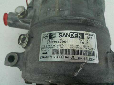 Foto 2ª: Compresor Aire Acondicionado Volkswagen Passat 2.0 TDI 16V [CBAB] (2005)