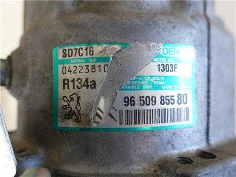 Foto 3ª: Compresor Aire Acondicionado Peugeot 407 2.7 HDI COUPE 204CV 150KW [UHZ (DT17)] (2006)