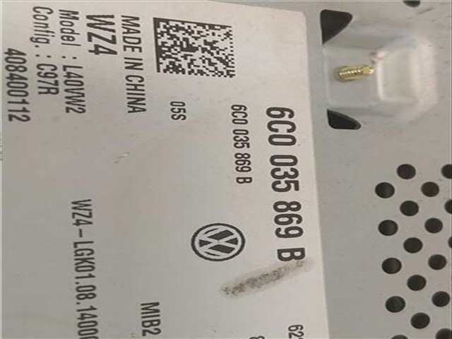 Foto 3ª: Sistema Audio Radio CD Volkswagen Polo 1.2 ADVANCE 90CV 66KW [CJZ] (2014)