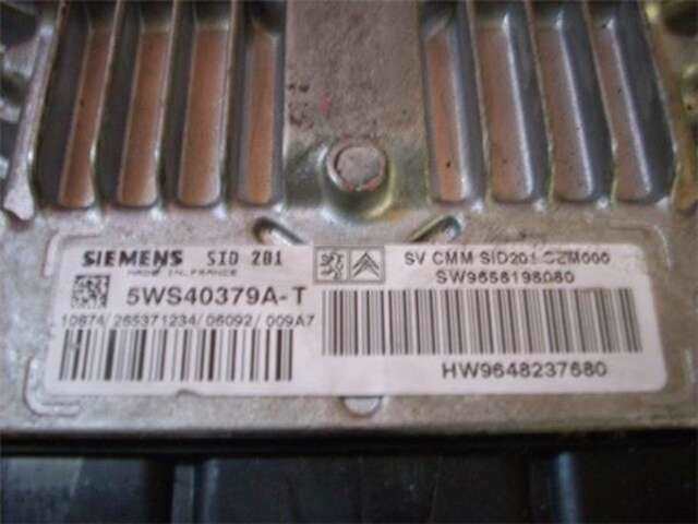 Foto 3ª: Centralita Motor ECU Peugeot 407 2.7 BÁSICO [2.7 LTR. - 150 KW HDI FAP CAT (UHZ - DT17TED4)] [UHZ (DT17TED4)]