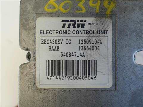 Foto 3ª: Abs Saab 9-3 1.9 TID BERLINA 120CV 88KW [Z 19 DT] (2005)