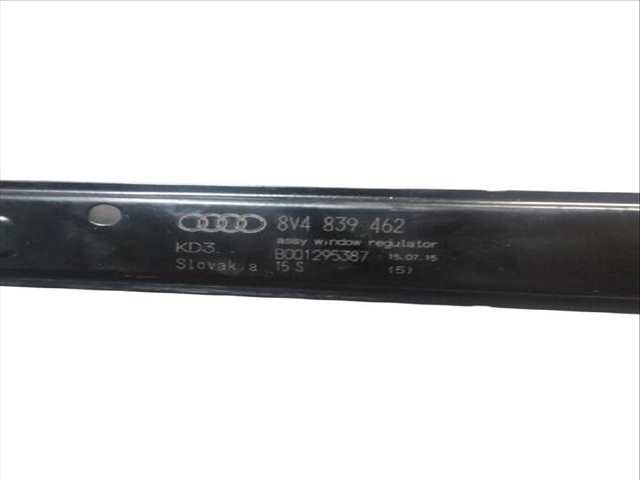 Foto 3ª: Elevalunas Manual Trasero Derecho Audi A3 S3 QUATTRO (2012)