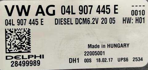 Foto 3ª: Centralita Motor ECU Volkswagen Golf 1.6 TDI 116CV (2017)