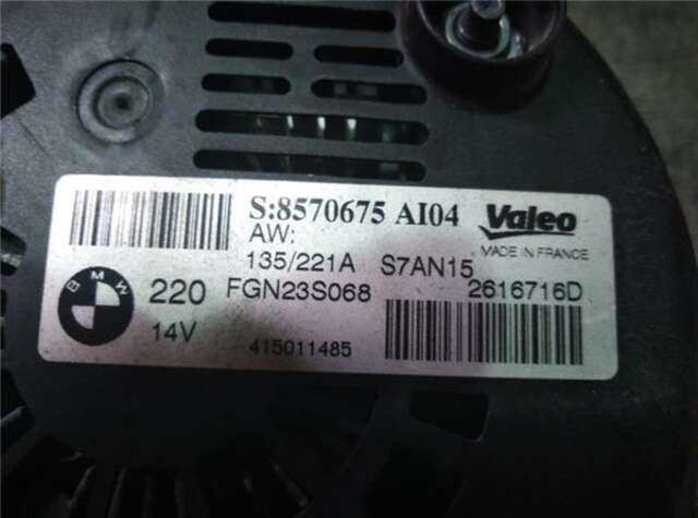 Alternador Bmw Serie 3 315 3.0 330D [3.0 LTR. - 180 KW TURBODIESEL]