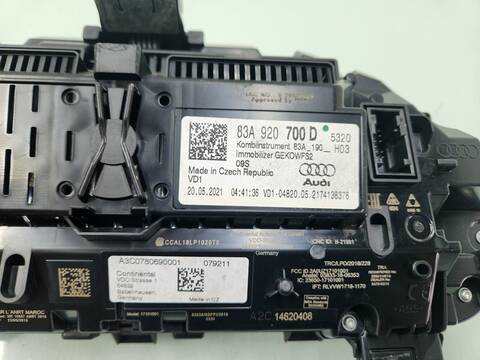 Foto 3ª: Cuadro de Instrumentos Audi Q3 35 TDI 150CV 110KW [DTSB] (2021)