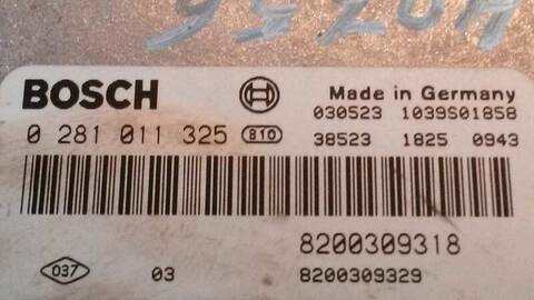 Foto 3ª: Centralita Motor ECU Renault Vel Satis 2.2 DCI TD 150CV 110KW [G9T702] (2003)