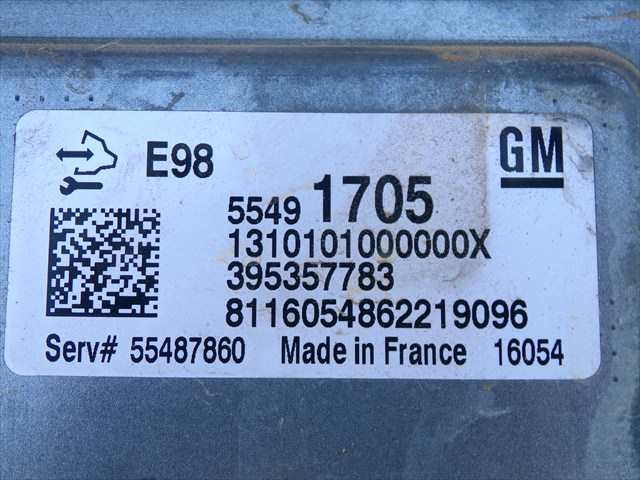 Foto 3ª: Centralita Motor ECU Opel Insignia 1.6 CDTI 2013-2017 [B16DTH] (2016)