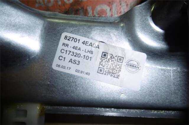 Foto 2ª: Elevalunas Eléctrico Trasero Izquierdo Nissan Qashqai 1.5DCI [K9KF646]
