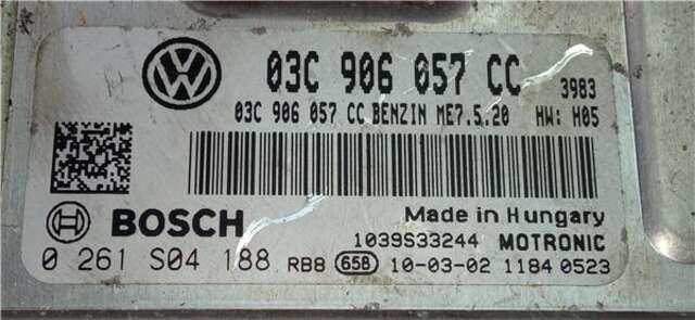 Centralita Motor ECU Seat Ibiza 1.6 16V