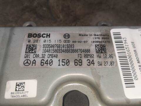 Foto 2ª: Centralita Motor ECU Mercedes Clase B 150 640941 (2008)