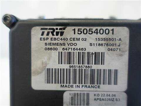 Foto 3ª: Abs Peugeot 407 2.0 HDI 135 136CV 100KW [RHR (DW10BTED4)] (2004)