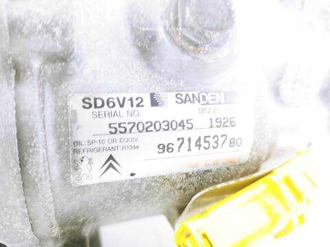 Foto 2ª: Compresor Aire Acondicionado Peugeot 206 1.4 I [KFW (TU3A)] (2009)